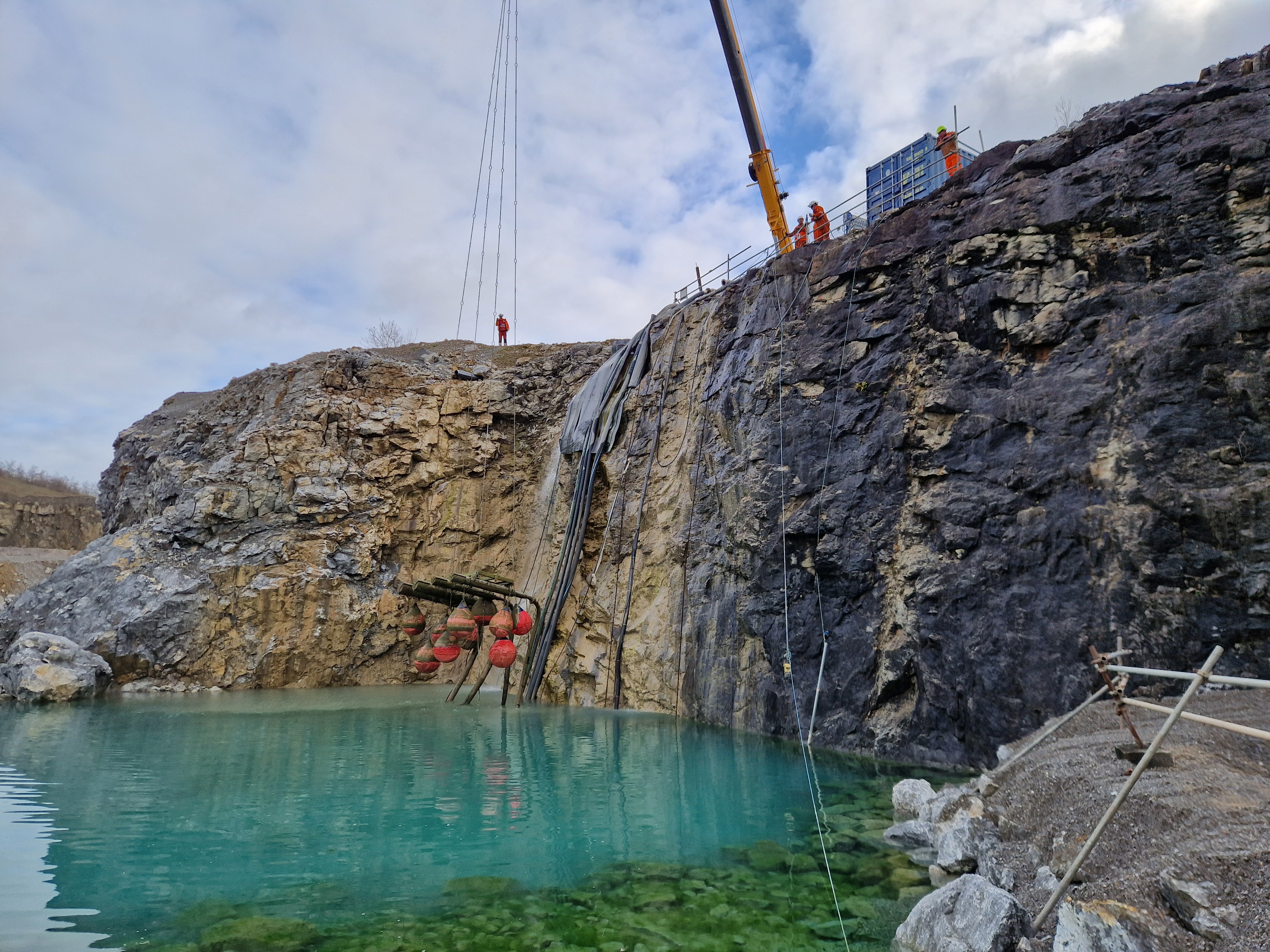 Photo of Quarry Pumps Installation