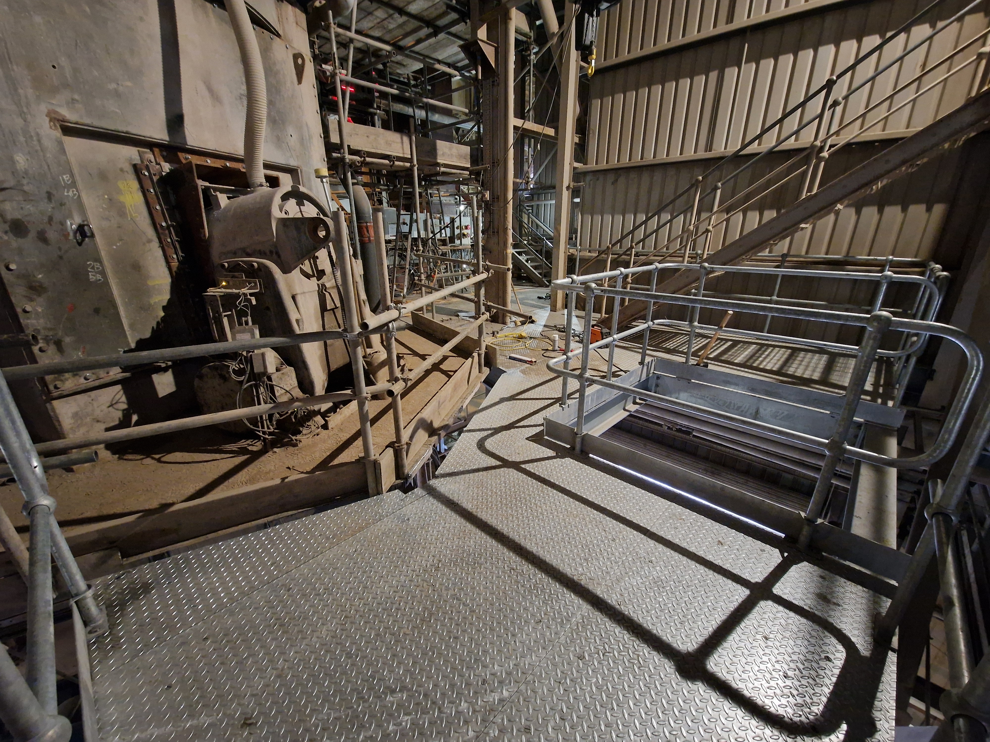 Photo of Platform Installation Near Completion